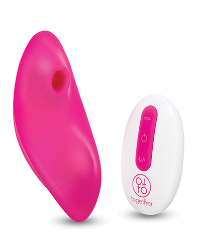Electric Eel INC Together Suck N' Go Remote Controlled Panty Vibrator - Pink Vibrators
