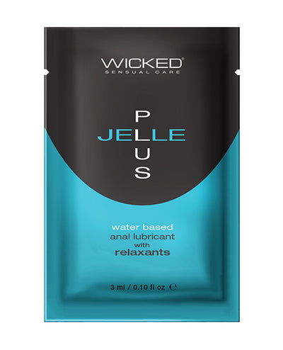 Wicked Sensual Care Wicked Sensual Care Jelle Plus Water Based Anal Lubricant with Relaxants - .1 oz Lubes