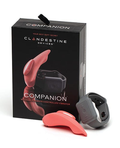 Clandestine Devices Clandestine Devices Companion Panty Vibe with Wearable Remote - Coral Vibrators