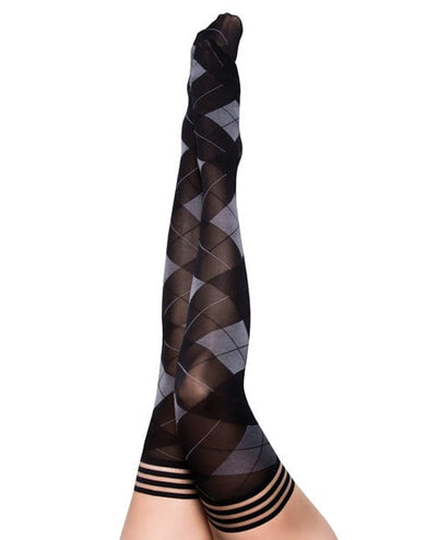 Kix'ies Kix'ies Kimmie Argyle Thigh High Argyle A Lingerie & Costumes