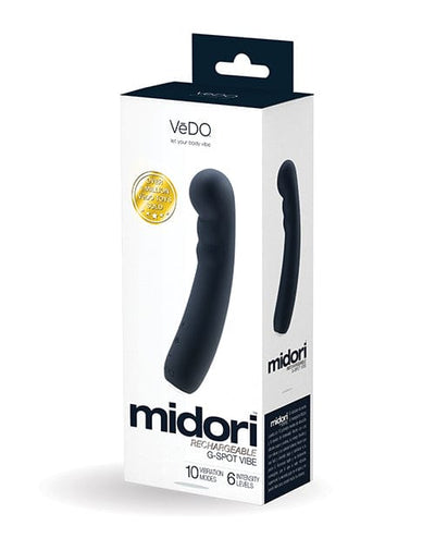 Savvy Co. Vedo Midori Rechargeable G Spot Vibe Just Black Vibrators